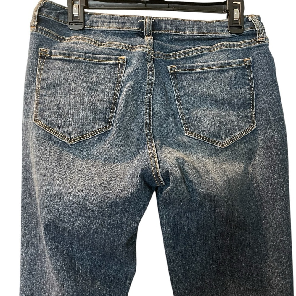 Old Navy Women’s Boyfriend Straight Denim Jeans Dark Wash Size: 6 Tall - Picture 4 of 8